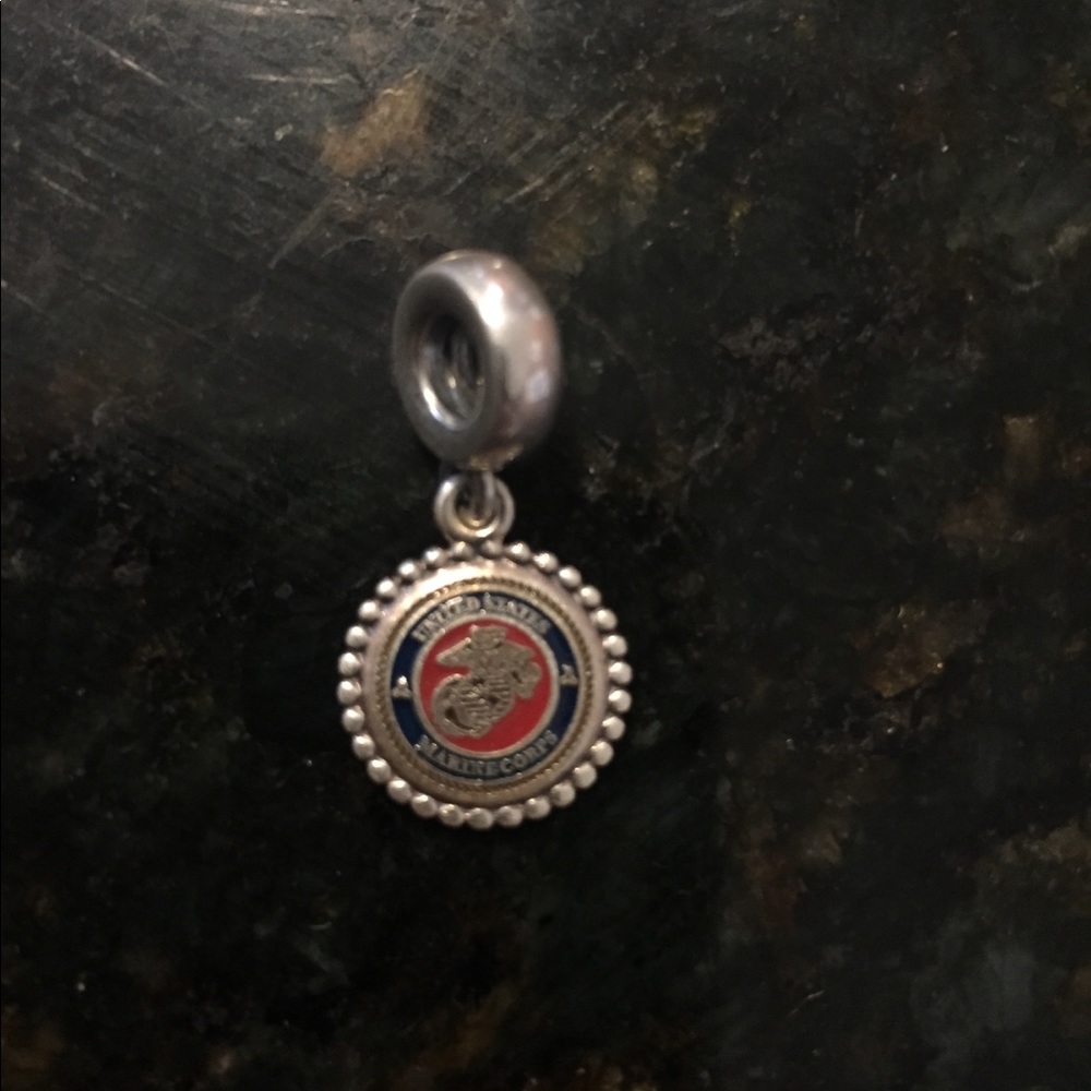 Marine Corps Pandora Charm